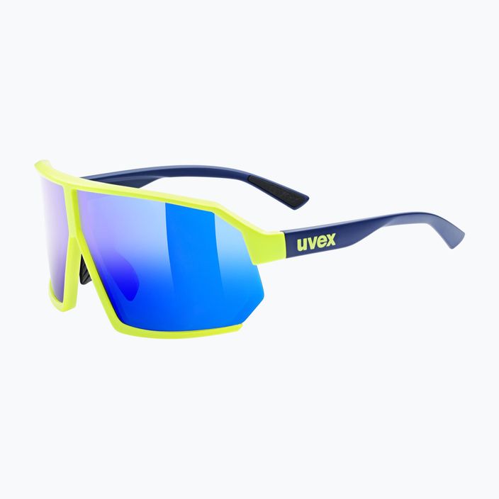 UVEX Sportstyle 237 жълто-сини матови/огледално сини слънчеви очила