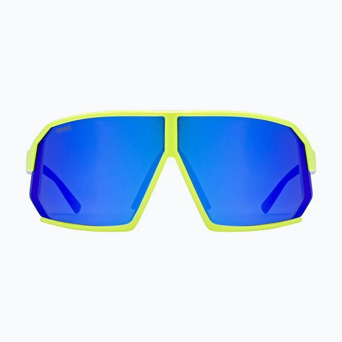 UVEX Sportstyle 237 жълто-сини матови/огледално сини слънчеви очила 2