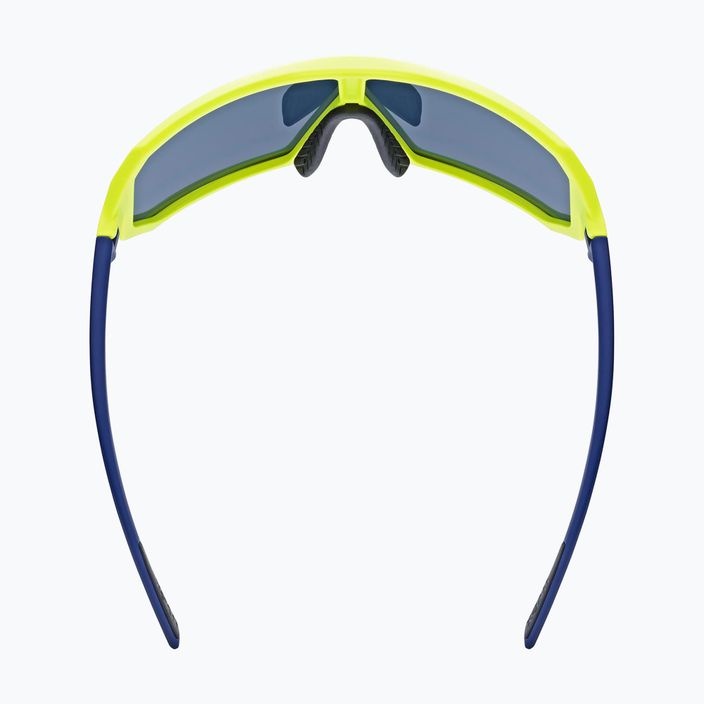 UVEX Sportstyle 237 жълто-сини матови/огледално сини слънчеви очила 5