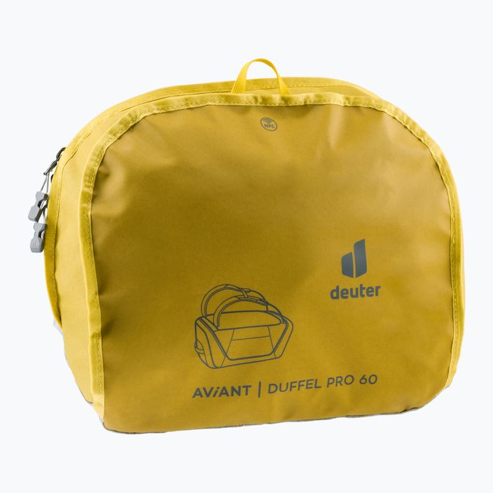 Туристическа чанта Deuter Aviant Duffel Pro 60 л царевица/тюркоаз 8