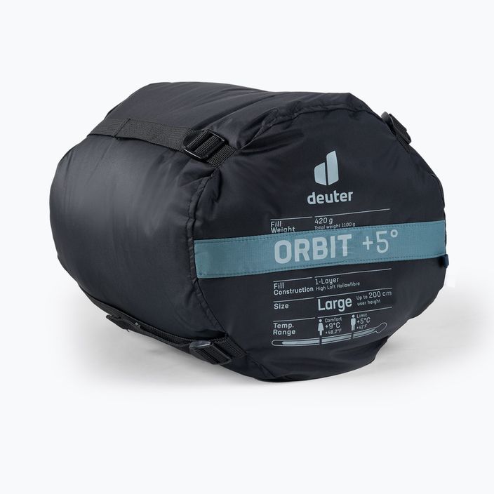 Спален чувал Deuter Orbit +5° long/left shale/ink 8