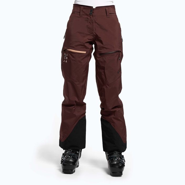 Дамски ски панталони Maloja W'S MaleachiM brown 32102 10
