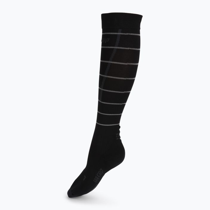 CEP Reflective дамски чорапи за бягане с компресия черни WP405Z2000 2