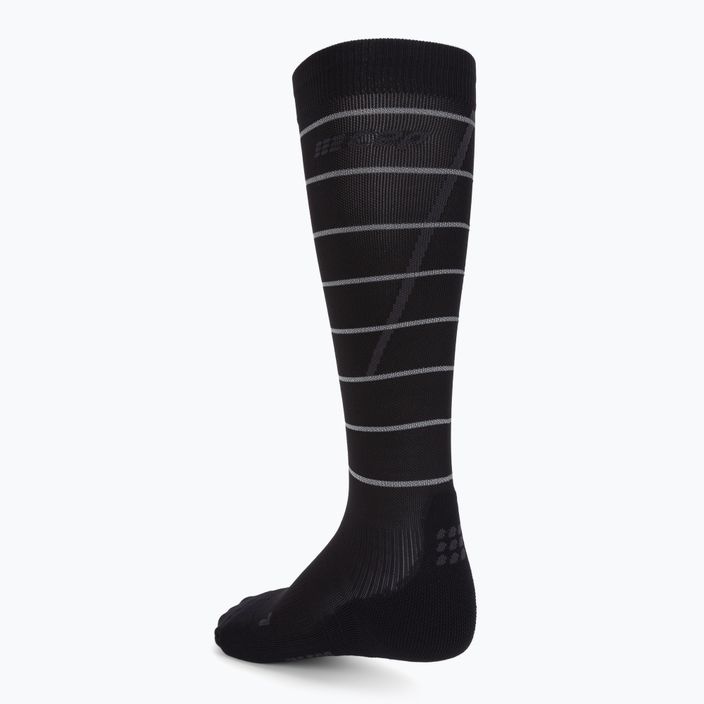 CEP Reflective мъжки чорапи за бягане с компресия черни WP505Z2000 2