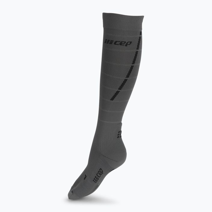 Дамски компресиращи чорапи за бягане CEP Reflective grey WP402Z2000 2