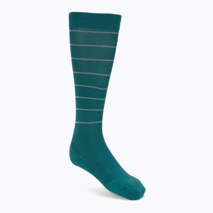 Дамски чорапи за бягане с компресия CEP Reflective Green WP40GZ2000