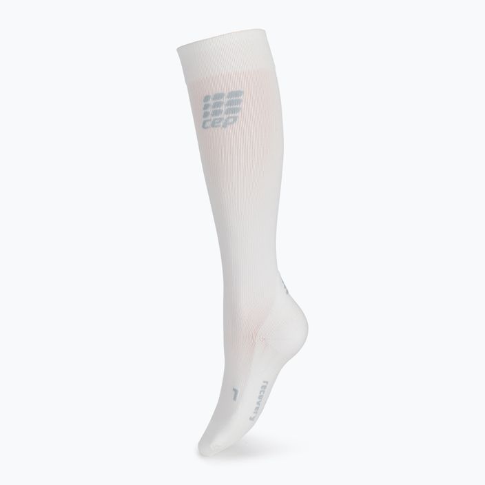 CEP Recovery мъжки чорапи за компресия, бели WP550R2000 2