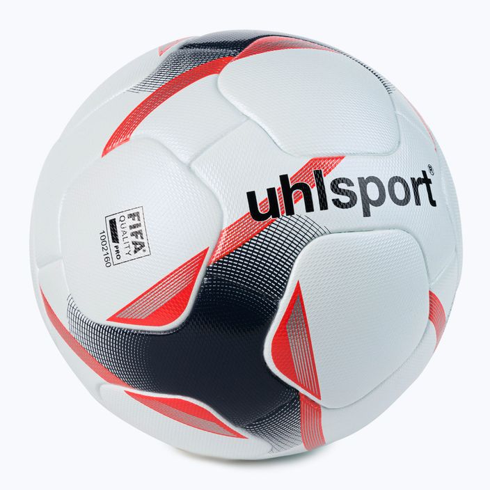 Uhlsport Revolution Термобонд футболна топка бяло и червено 100167701