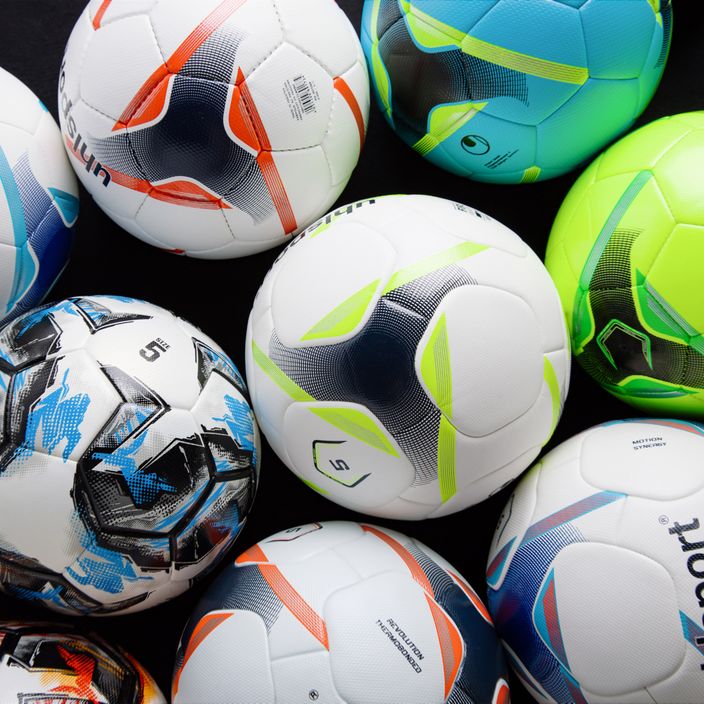 Uhlsport Motion Synergy футболна топка бяло и синьо 100167901 2