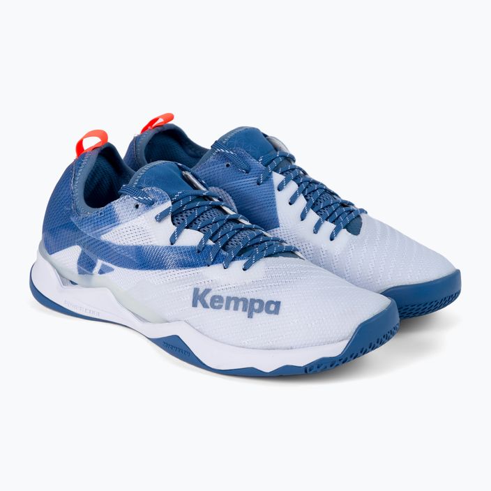 Мъжки обувки за хандбал Kempa Wing Lite 2.0 white and blue 200852003 5