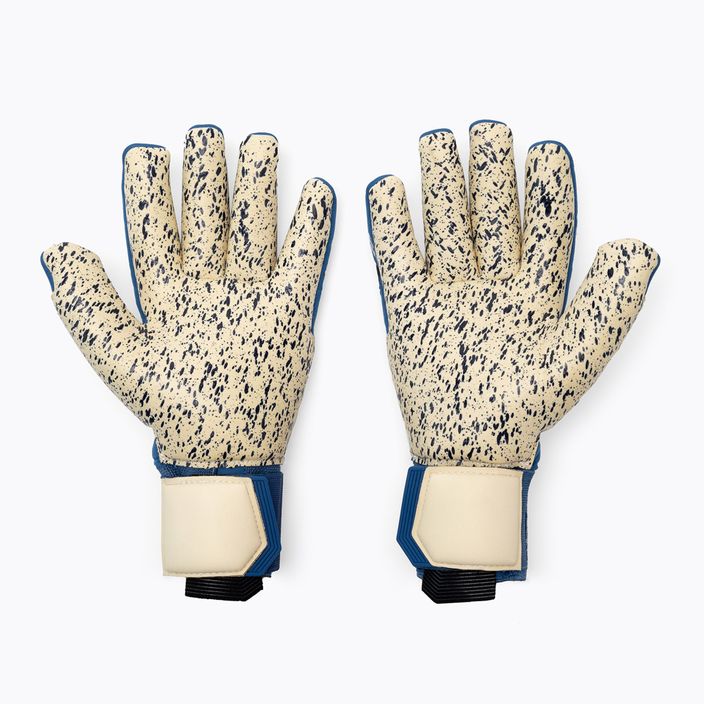 Uhlsport Hyperact Supergrip+ Finger Surround вратарска ръкавица синьо и бяло 101123101 2