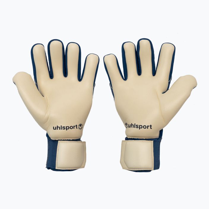 Uhlsport Hyperact Absolutgrip Reflex сини и бели вратарски ръкавици 101123301 2