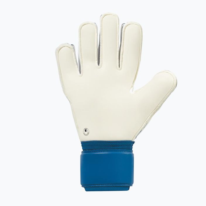 Детски вратарски ръкавици uhlsport Hyperact Supersoft синьо и бяло 101123701 5