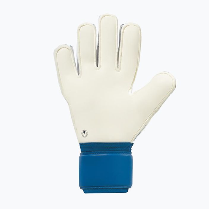 Uhlsport Hyperact Supersoft сини и бели вратарски ръкавици 101123701 5