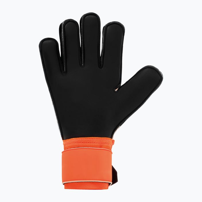 Uhlsport Soft Resist+ вратарски ръкавици оранжево и бяло 101127501 6
