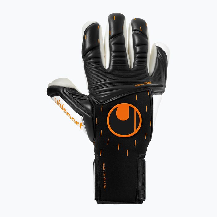 Uhlsport Speed Contact Absolutgrip Finger Surround Вратарски ръкавици черно и бяло 101126301 5