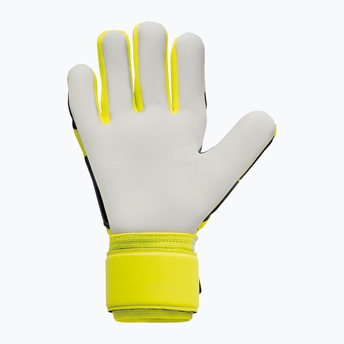 Детски вратарски ръкавици uhlsport Classic Absolutgrip Hn Pro Jr. неоново жълто/зелено/бяло 2