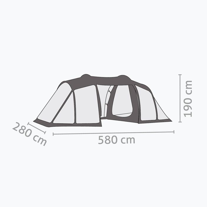 Salewa Midway VI green 00-0000005908 Палатка за къмпинг за 6 души 2