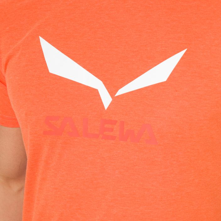 Мъжка тениска за трекинг Salewa Solidlogo Dry orange 00-0000027018 4