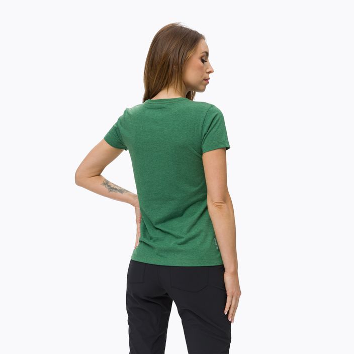 Salewa Lines Graphic Dry дамска тениска за трекинг зелена 00-0000028064 4