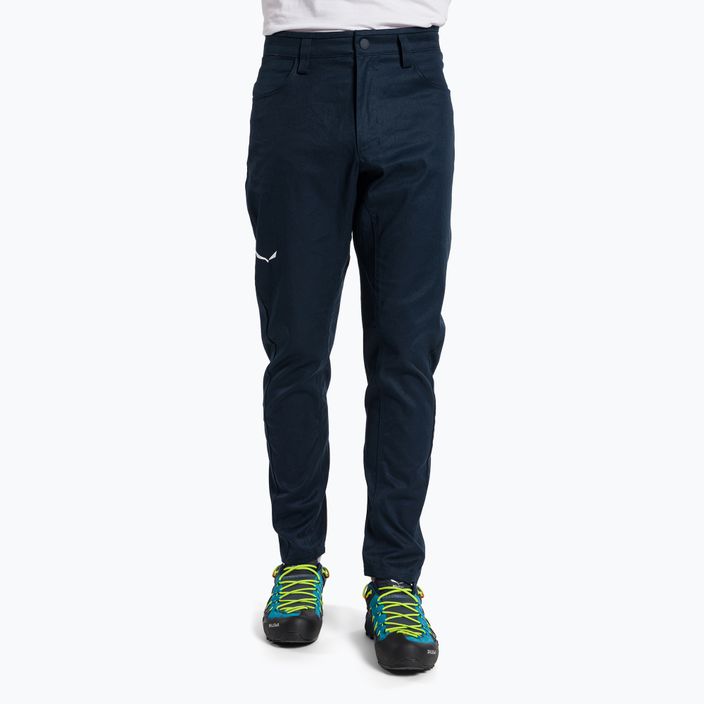 Salewa мъжки панталони за трекинг Fanes Hemp navy blue 00-0000028245