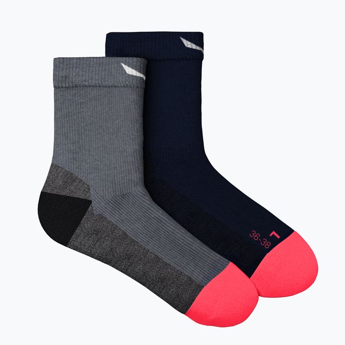 Salewa MTN TRN AM дамски чорапи за трекинг черно-сиви 00-0000069031 5