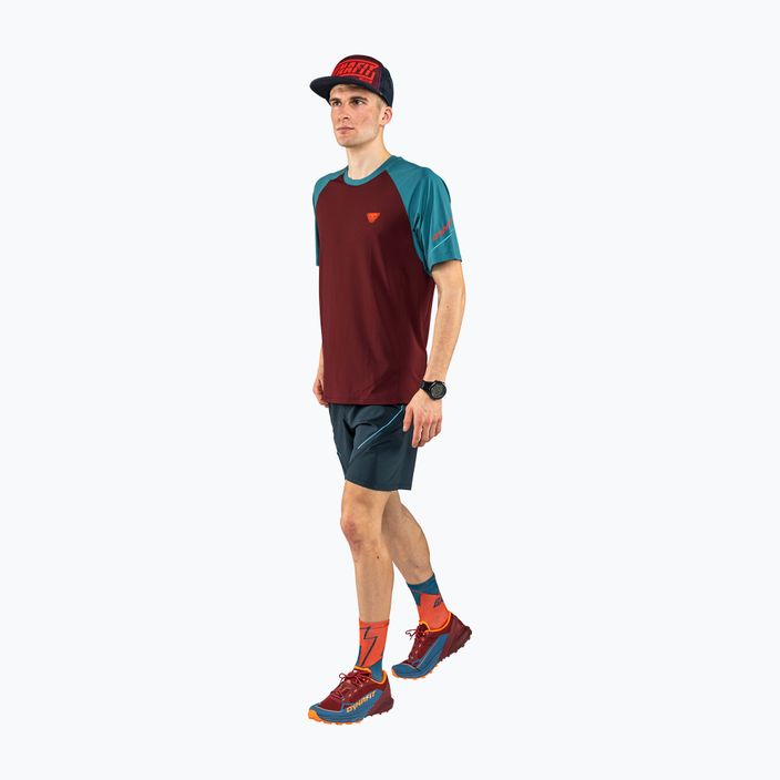 Мъжка тениска за бягане DYNAFIT Alpine Pro, цвят бордо 08-0000070964