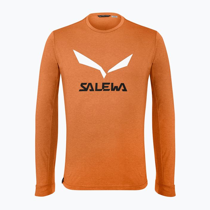 Мъжка тениска за трекинг Salewa Solidlogo Dry orange 00-0000027340 4