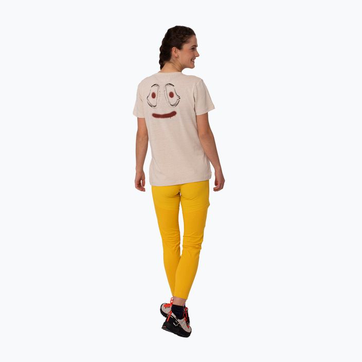 Salewa Lavaredo Hemp Print дамска тениска за катерене beige 00-0000028368 2