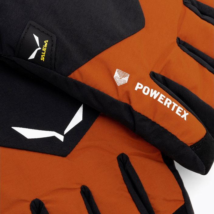 Salewa детски ръкавици за трекинг Ptx/Twr черно-оранжеви 00-0000028218 4