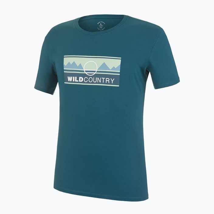 Wild Country Heritage мъжка тениска за катерене синя 40-0000095240