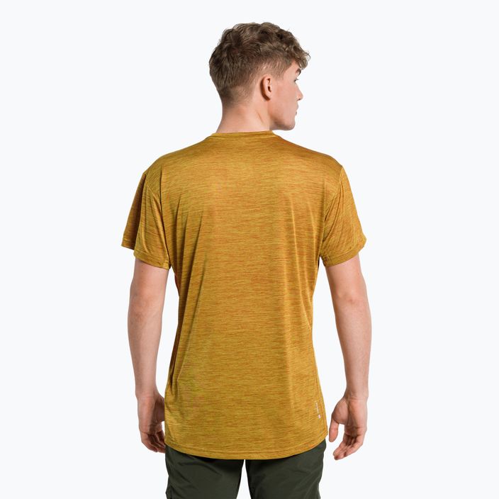 Мъжка тениска за трекинг Puez Melange Dry brown на Salewa 26537 3