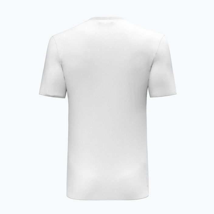 Мъжка тениска за трекинг Salewa Solidlogo Dry бяла 00-0000027018 2