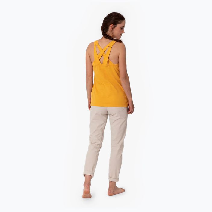 Salewa дамска тениска за катерене Lavaredo Hemp Graphic Tank yellow 00-0000028535 2