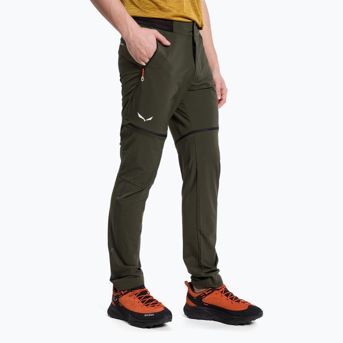 Мъжки панталони за трекинг Salewa Pedroc 2 DST 2/1 green 00-0000028587