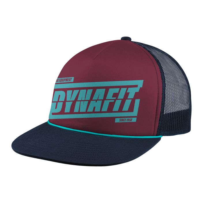 DYNAFIT Графична бейзболна шапка Trucker burgundy 2