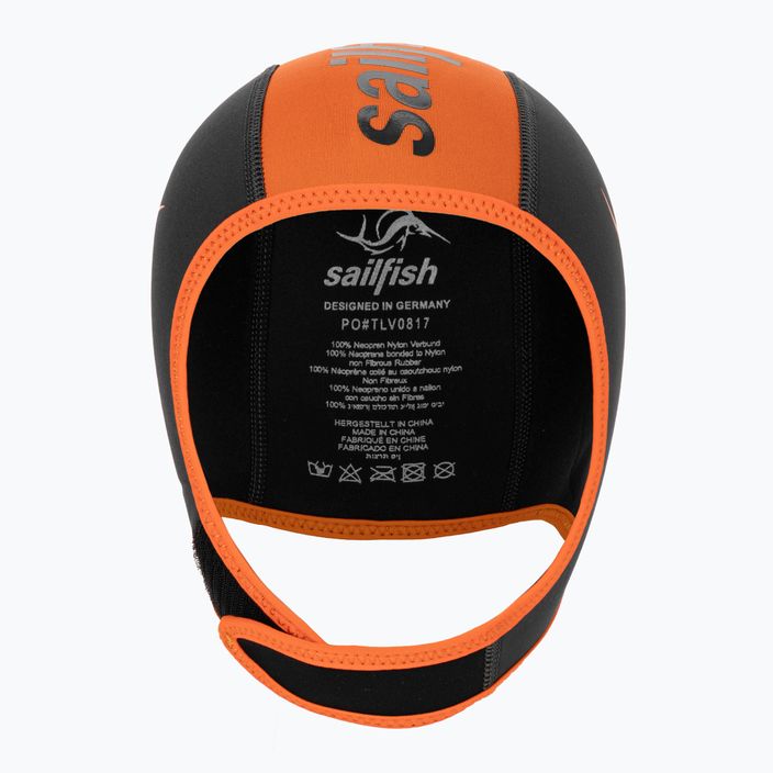 Sailfish Силиконова черна/оранжева шапка за плуване NEOPRENE CAP 2