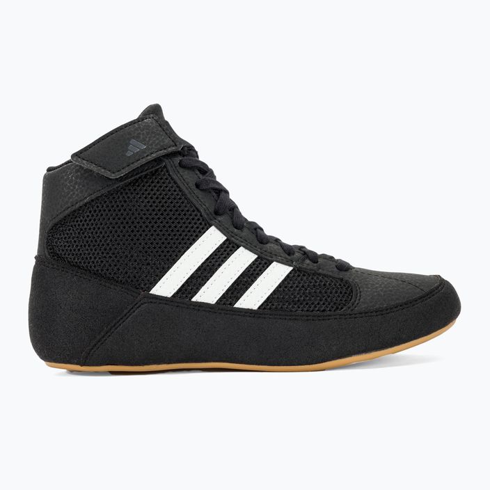 Детски боксови обувки adidas Havoc черно/бяло 2