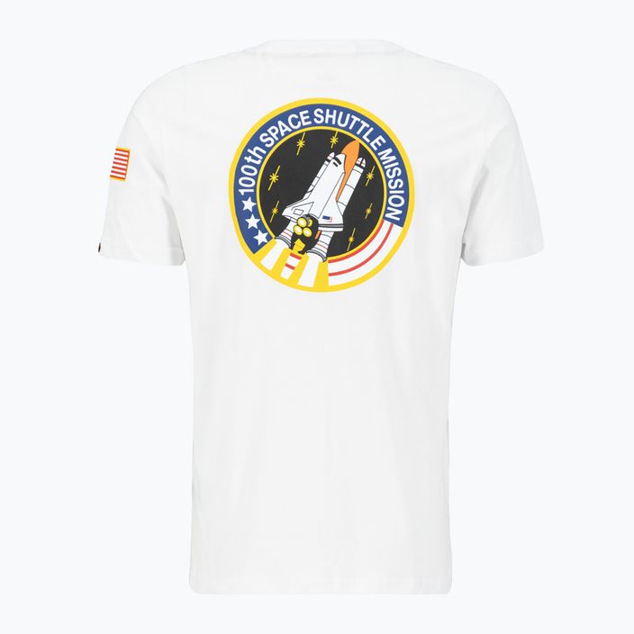 Мъжка тениска Alpha Industries Space Shuttle white 4