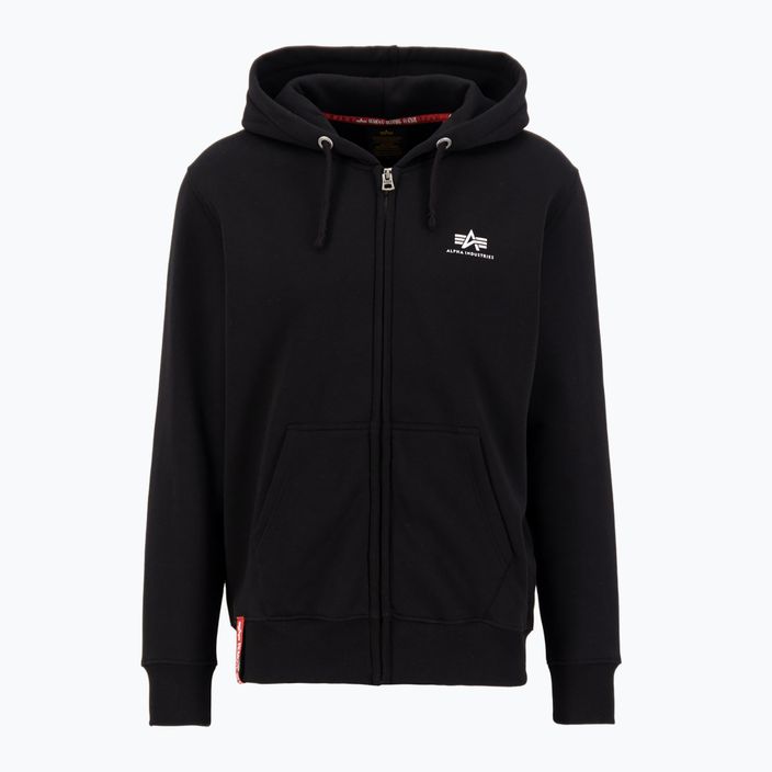 Мъжки суитшърт Alpha Industries Basic Zip SL black 2