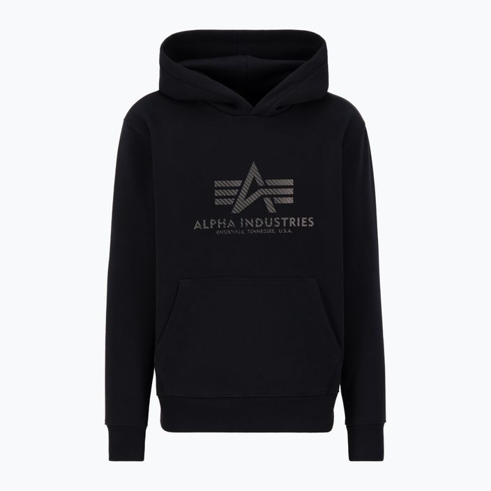 Мъжки суитшърт Alpha Industries Basic Carbon Hoody black 3