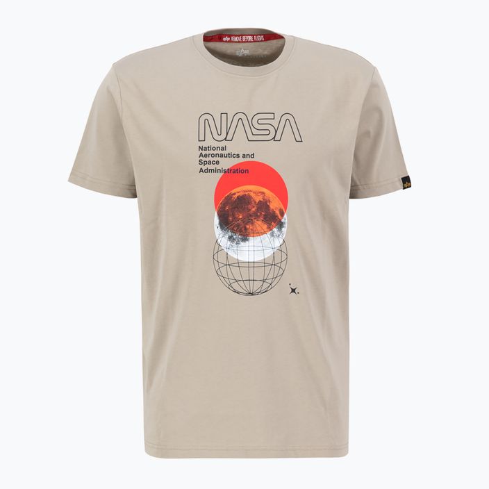 Мъжка тениска Alpha Industries NASA Orbit T vintage sand 3