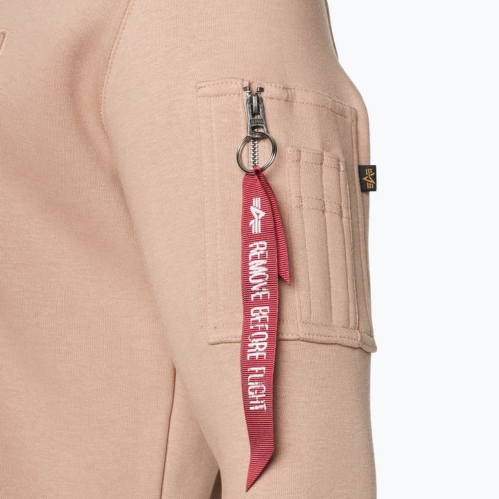 Мъжки суитшърт Alpha Industries Back Print Zip dusty coral 4