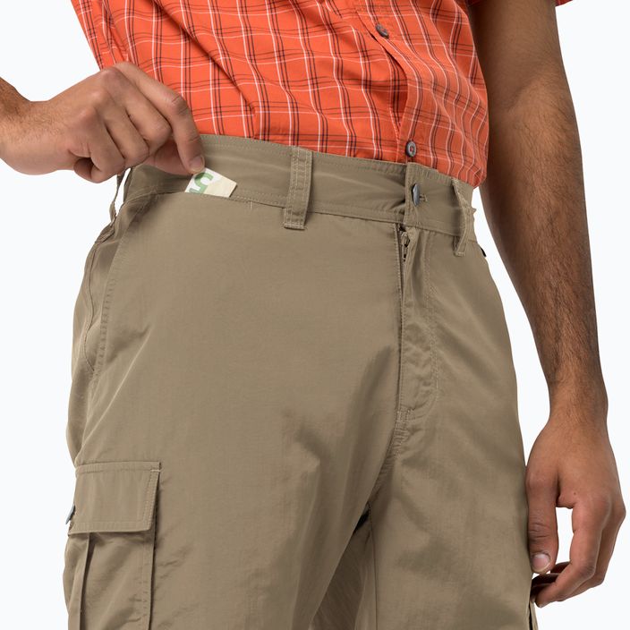 Мъжки къси панталони за трекинг Jack Wolfskin Canyon Cargo brown 1504201_5605 4