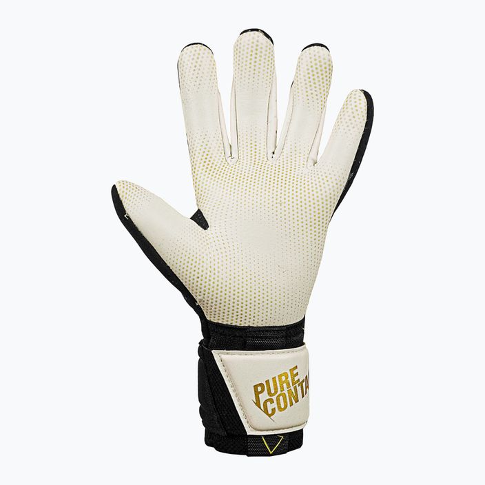 Вратарски ръкавици Reusch Pure Contact Gold X GluePrint черни/златни 52/70/075/7707/9 8