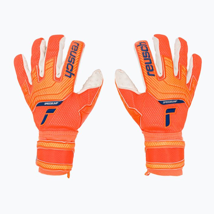 Вратарски ръкавици Reusch Attrakt SpeedBump оранжеви
