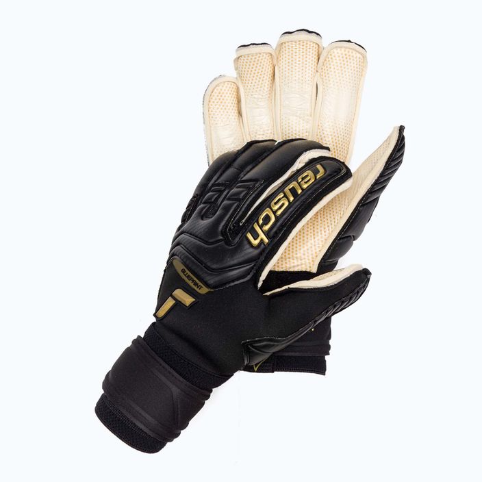 Reusch Attrakt Gold X GluePrint вратарски ръкавици черни 5270975 2
