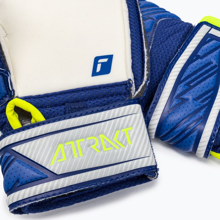 Детски вратарски ръкавици Reusch Attrakt Solid Junior, сини 5272515-6036 4