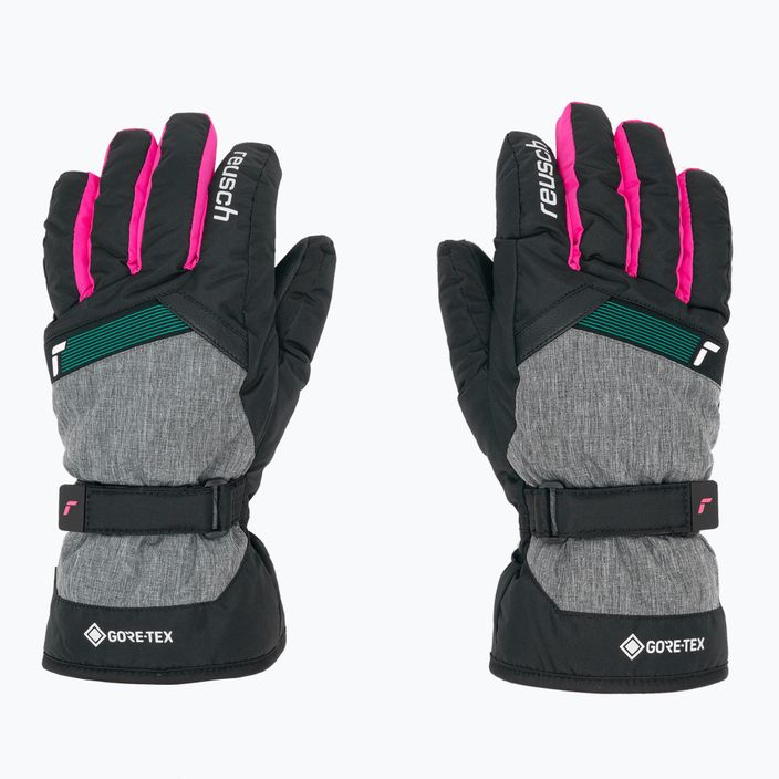 Детски ски ръкавици Reusch Flash Gore-Tex black/black melange/pink glo 3