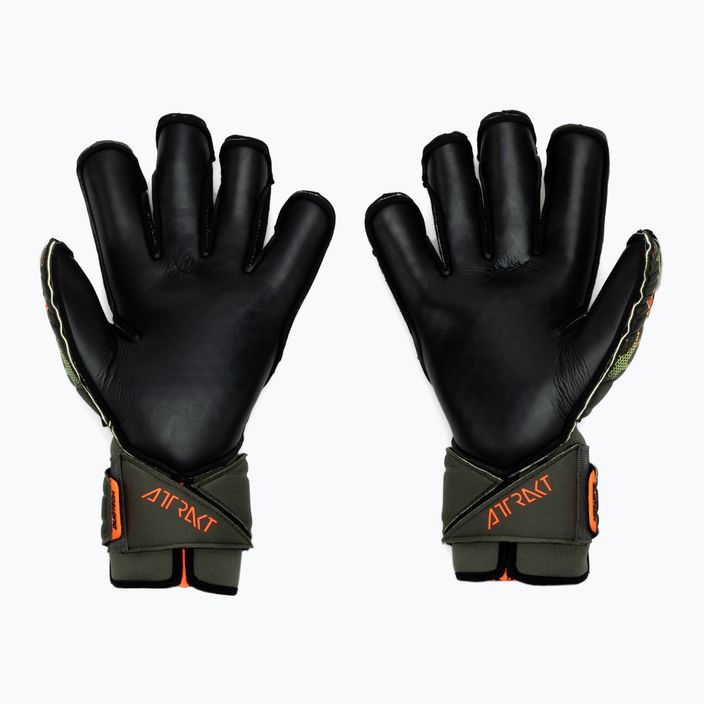 Reusch Attrakt Duo Evolution Adaptive Flex вратарски ръкавици зелени 5370055-5555 2